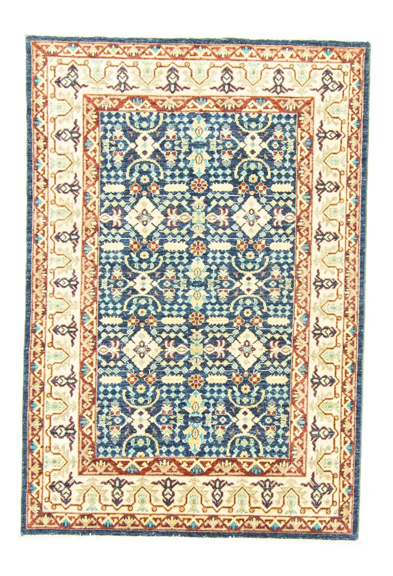 Ziegler Teppich 123 x 180 cm - blau