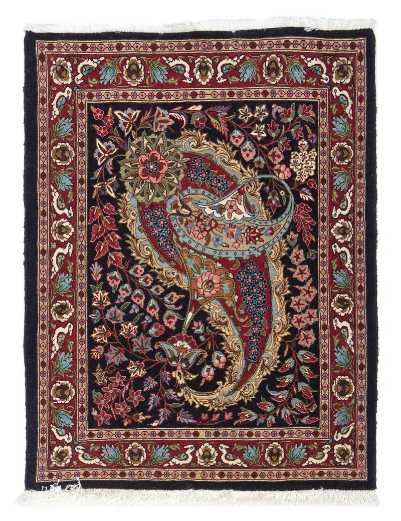 Perserteppich - Classic 63 x 80 cm - schwarz