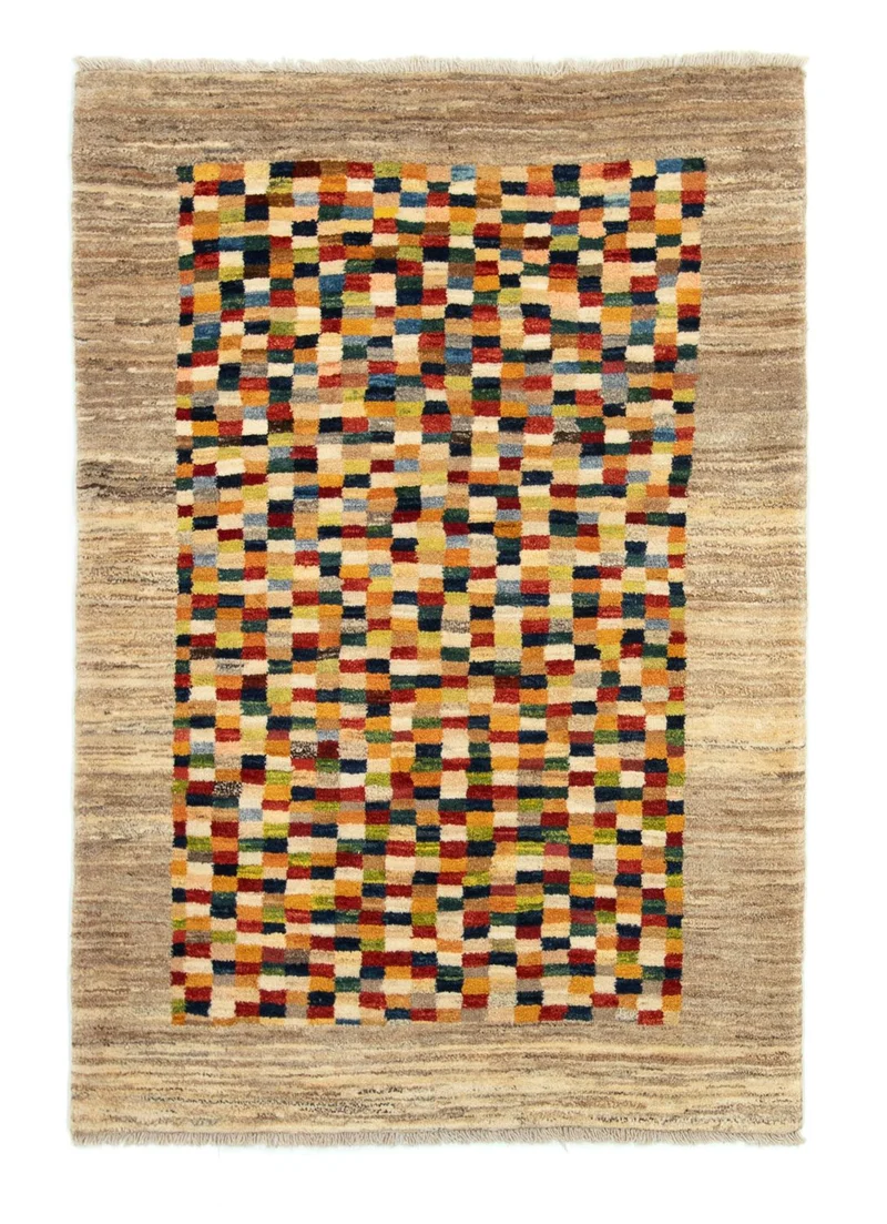 Gabbeh Teppich - Perser 103 x 154 cm - mehrfarbig