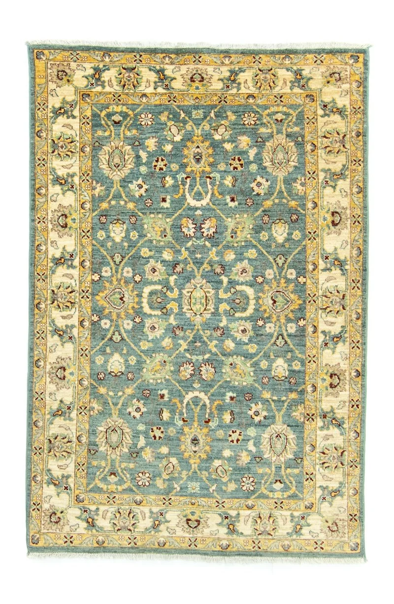 Ziegler Teppich 120 x 180 cm - hellblau