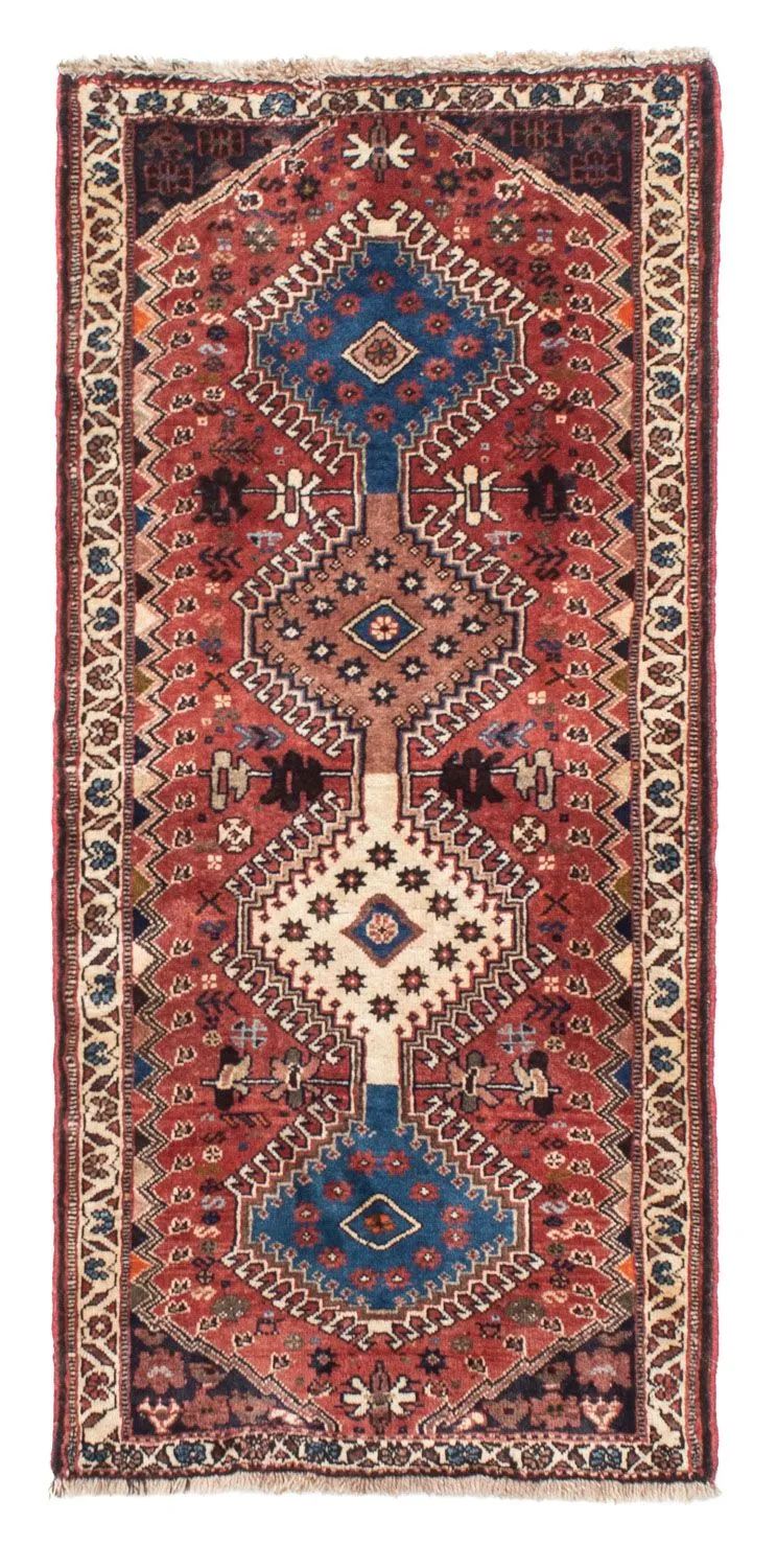 Perserteppich - Nomadic 70 x 153 cm - hellrot