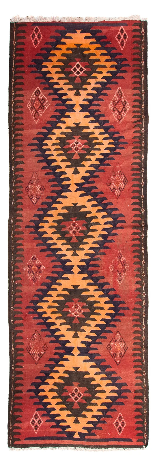 Kelim Teppich - Old 145 x 395 cm - mehrfarbig