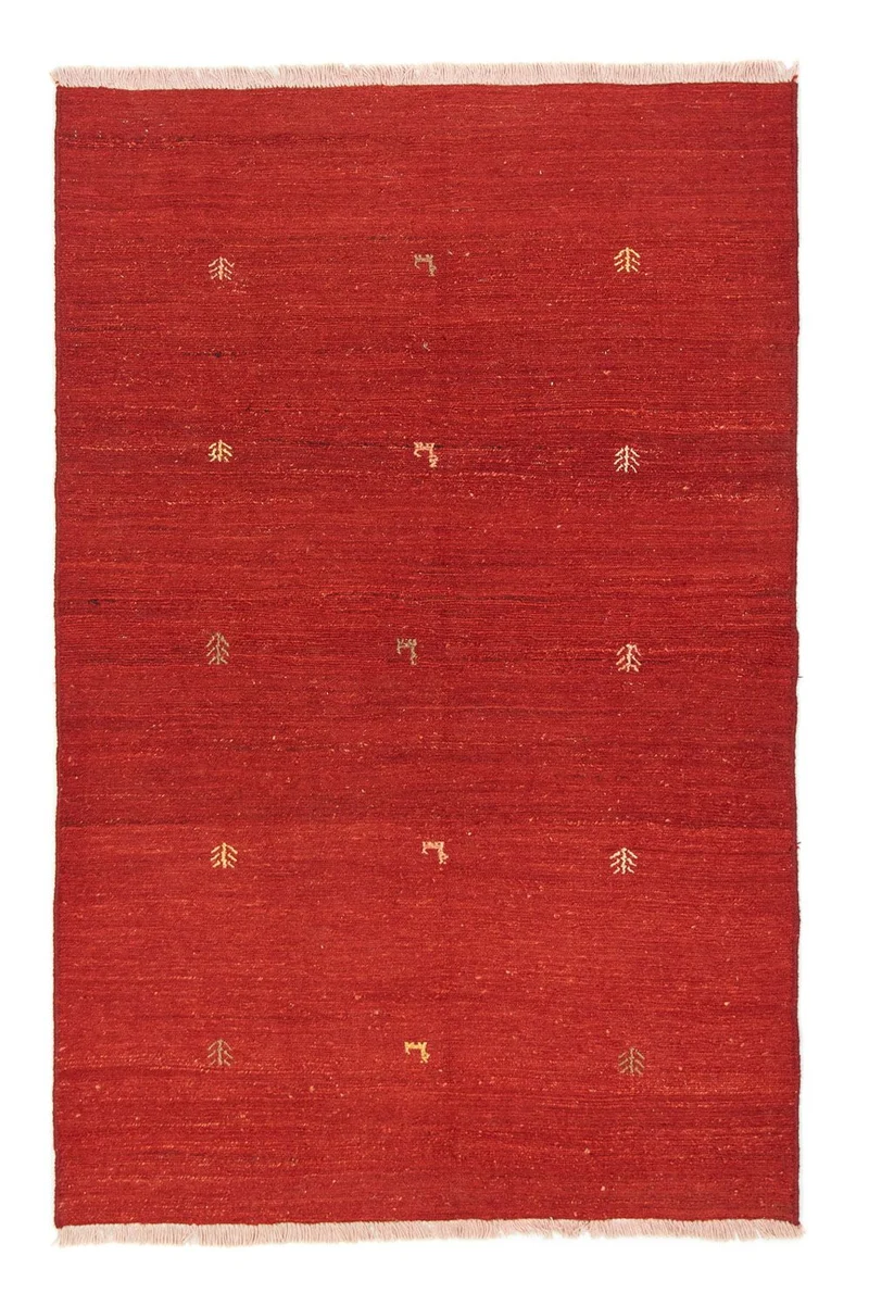 Gabbeh Teppich - Perser 121 x 187 cm - rot