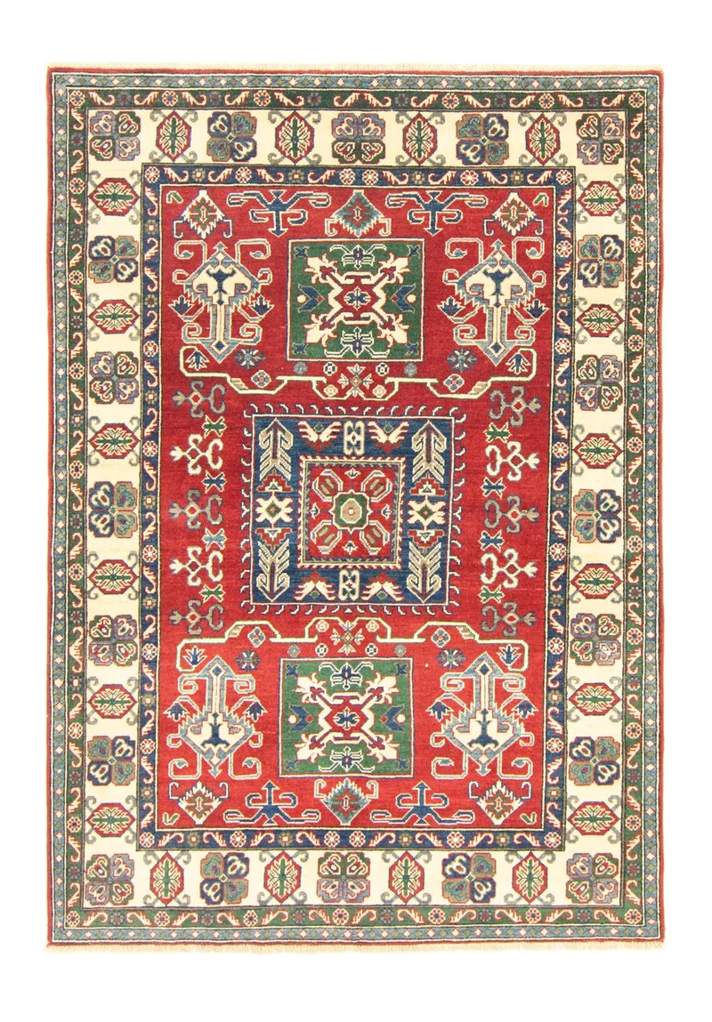 Ziegler Teppich - Kazak 146 x 212 cm - dunkelrot