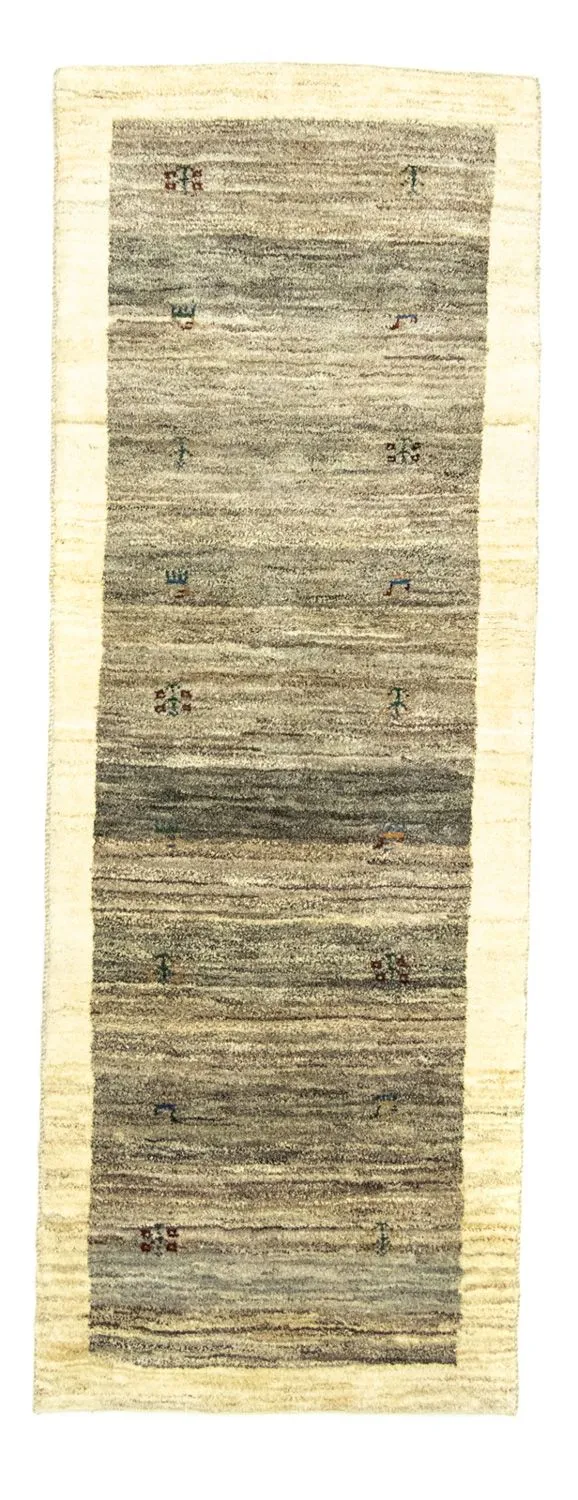 Gabbeh Teppich - Perser 82 x 229 cm - grau