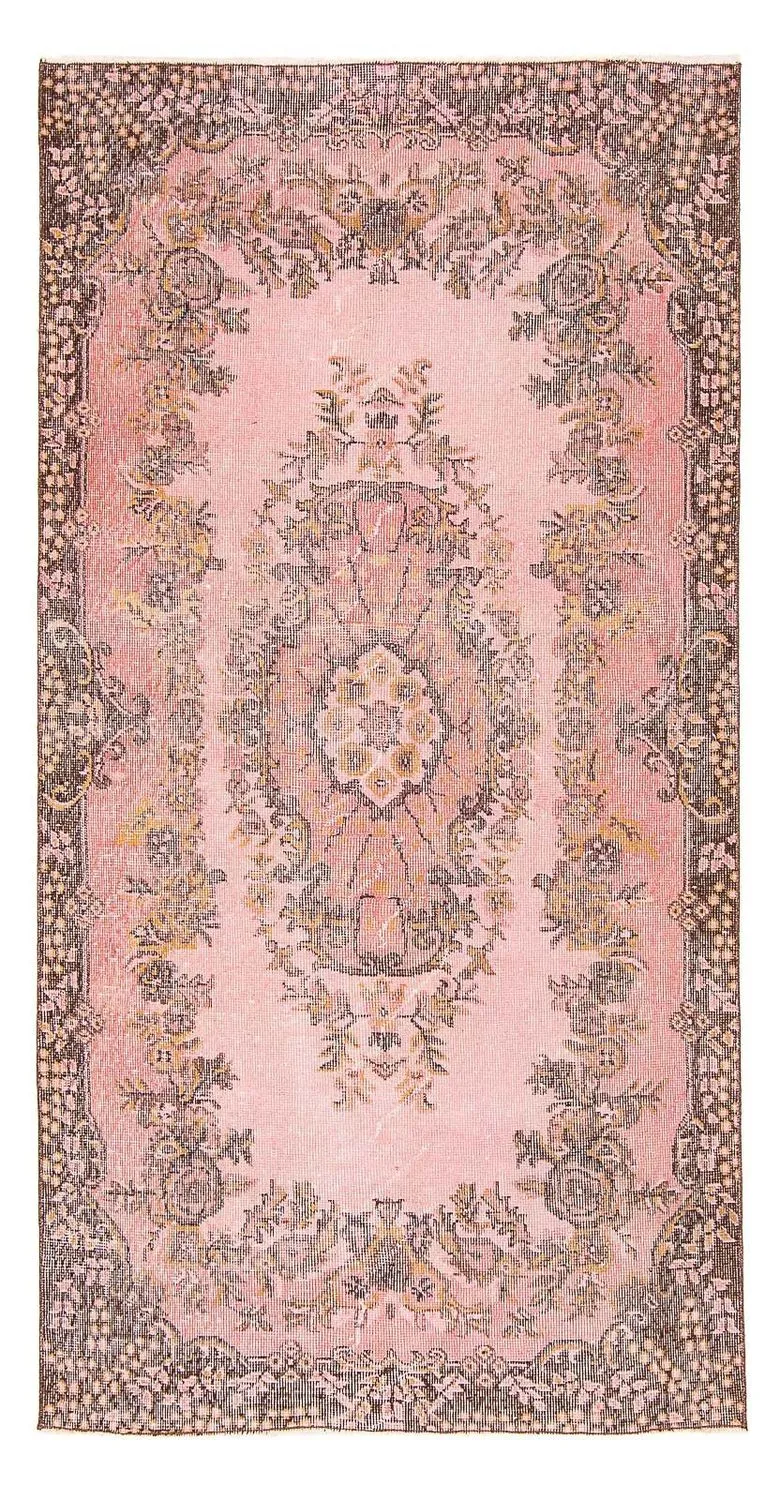 Vintage Teppich 114 x 210 cm - rosa