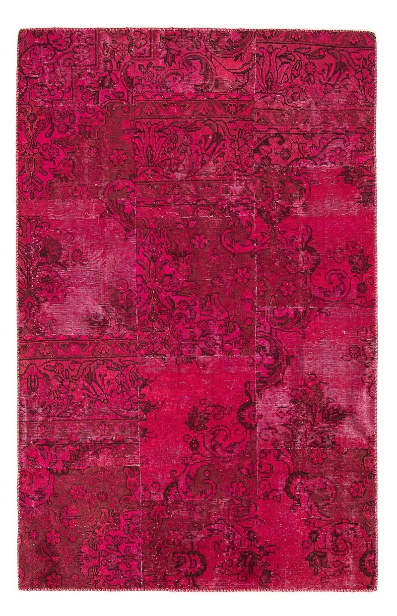 Patchwork Teppich 127 x 202 cm - mehrfarbig