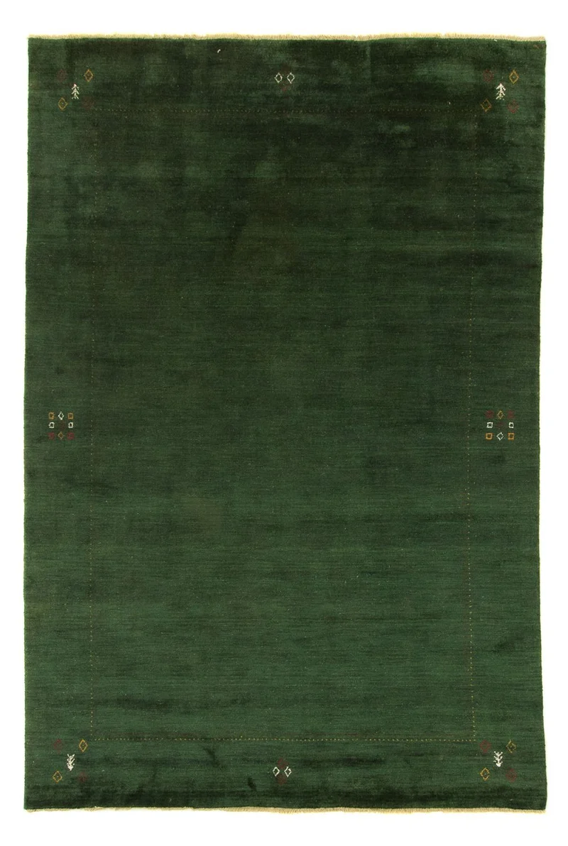 Gabbeh Teppich - Indus 200 x 300 cm - dunkelgrün