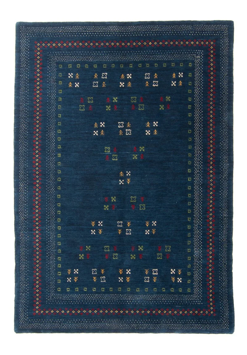 Gabbeh Teppich - Loribaft Softy 143 x 197 cm - mehrfarbig