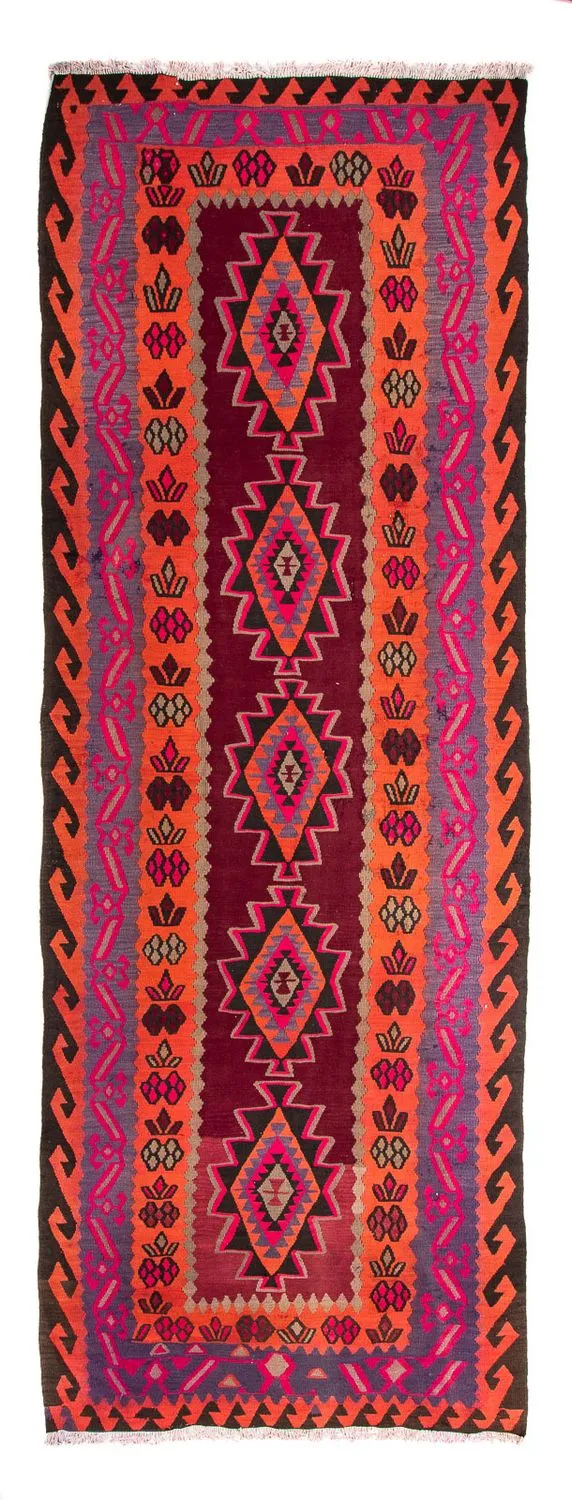 Kelim Teppich - Old 141 x 390 cm - mehrfarbig