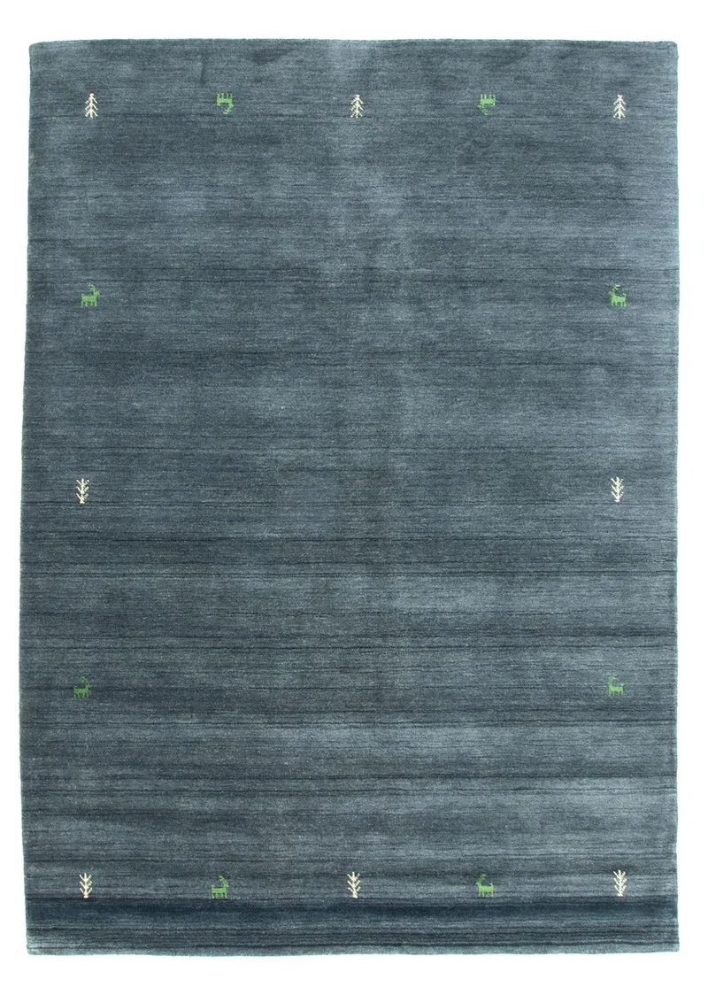Gabbeh Teppich - Softy 250 x 298 cm - blau
