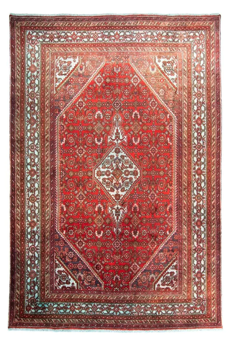 Orientteppich 305 x 313 cm - dunkelrot