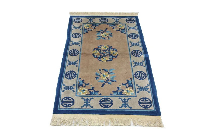 China Teppich 91 x 152 cm - blau