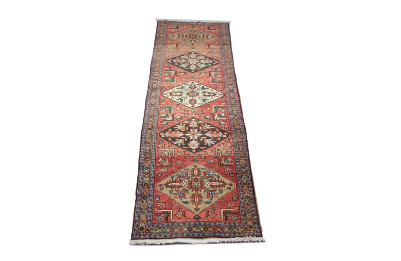 Perserteppich - Nomadic 102 x 340 cm - rot