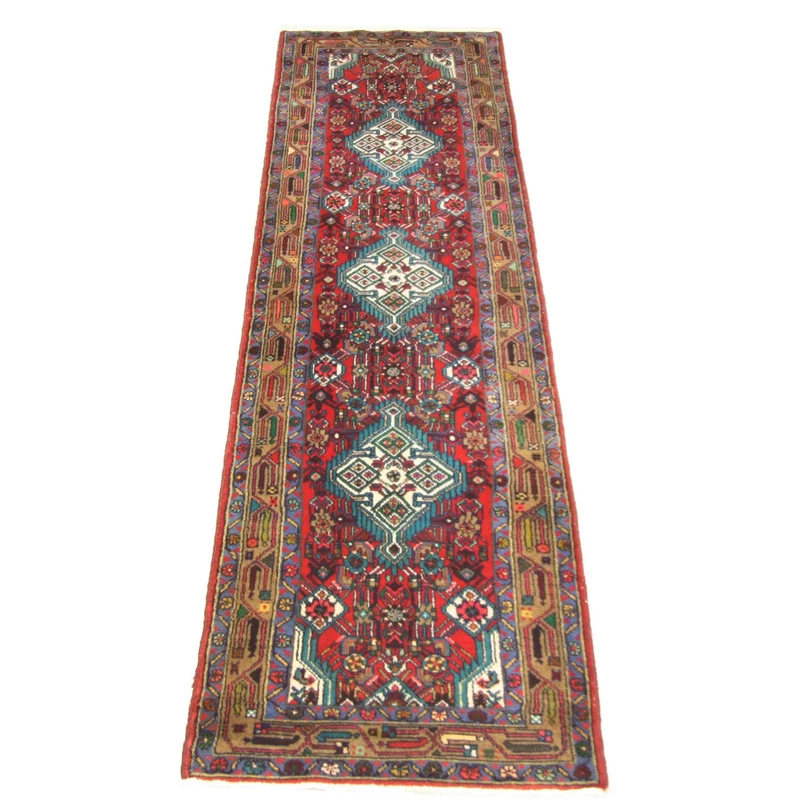 Perserteppich - Nomadic 82 x 317 cm - rot