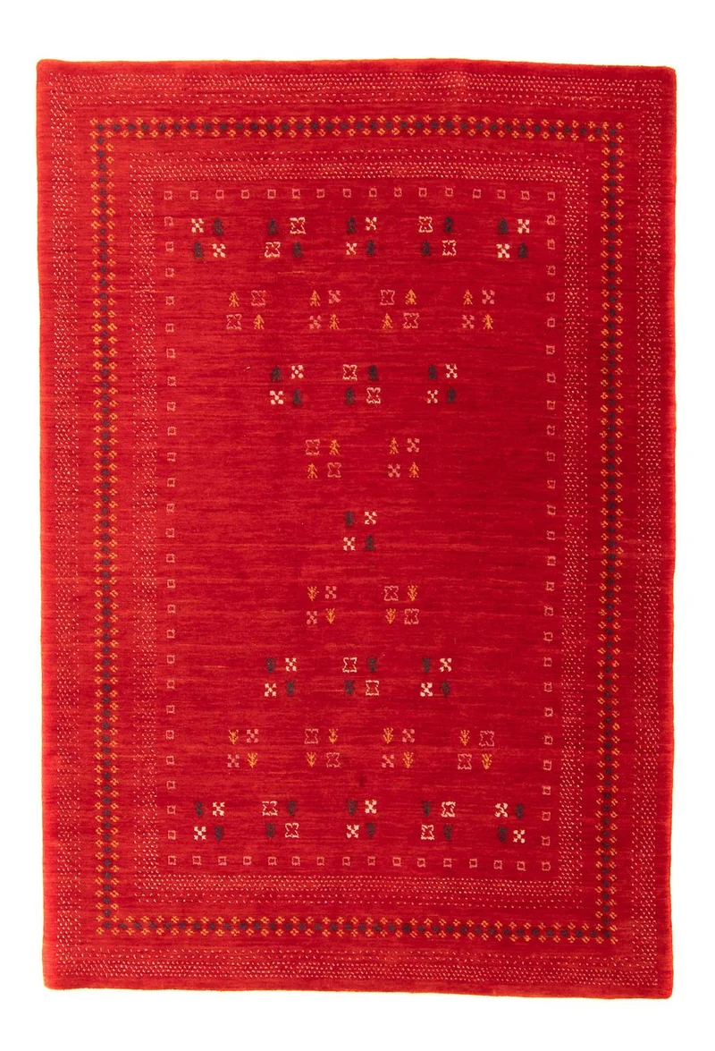 Gabbeh Teppich - Loribaft Softy 137 x 200 cm - mehrfarbig