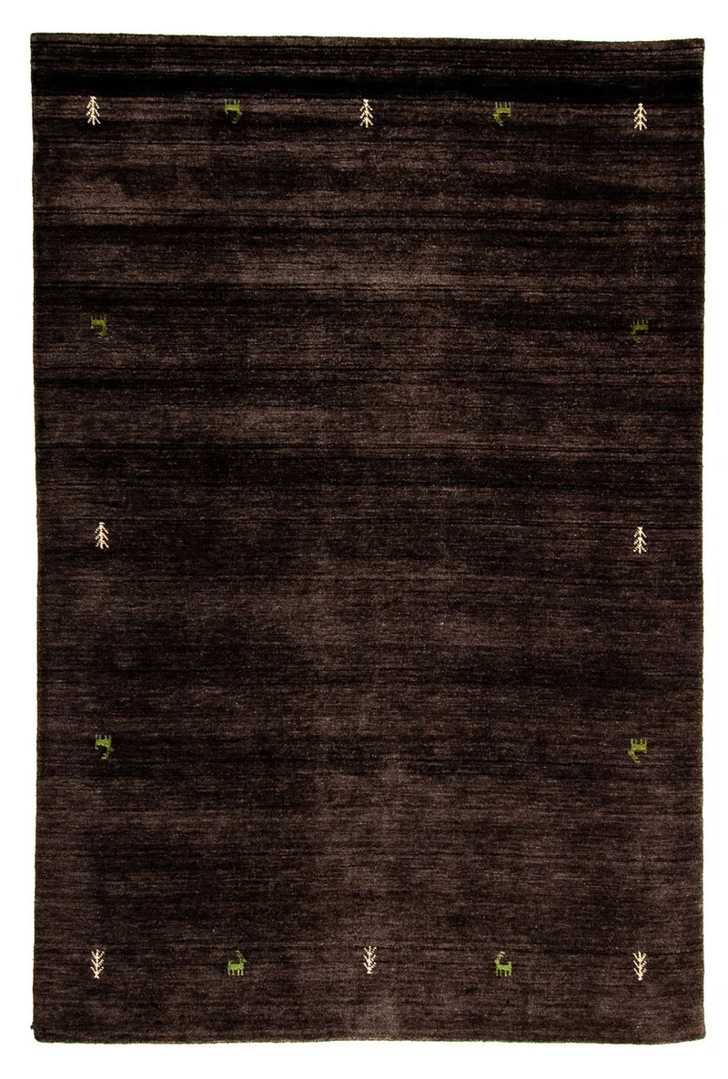 Gabbeh Teppich - Indus 203 x 295 cm - dunkelbraun