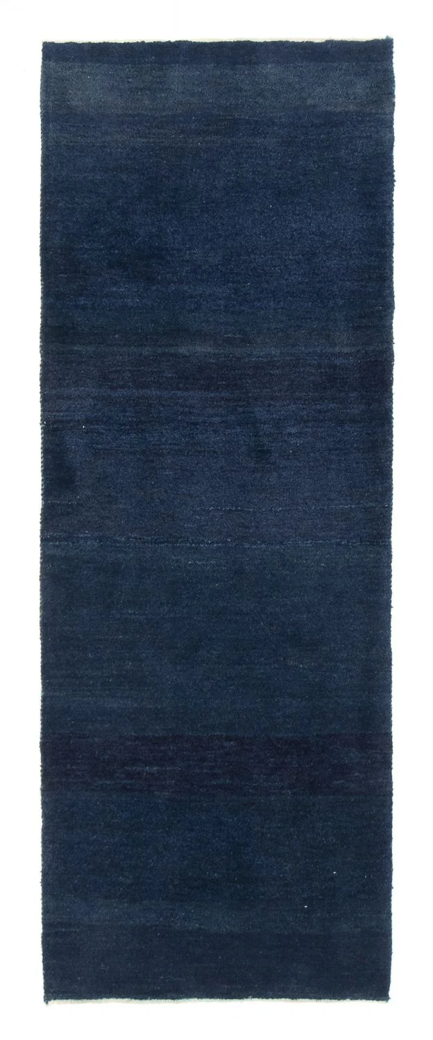 Gabbeh Teppich - Perser 80 x 228 cm - dunkelblau