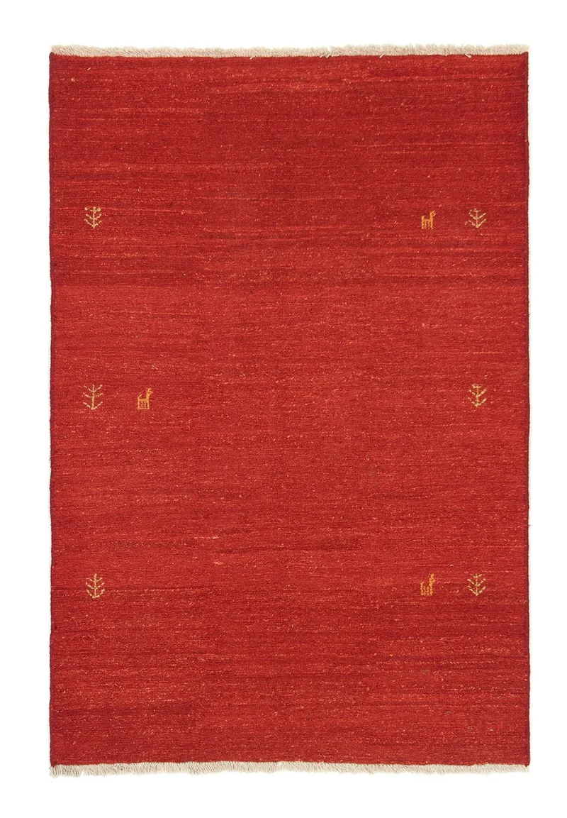 Gabbeh Teppich - Perser 118 x 174 cm - rot