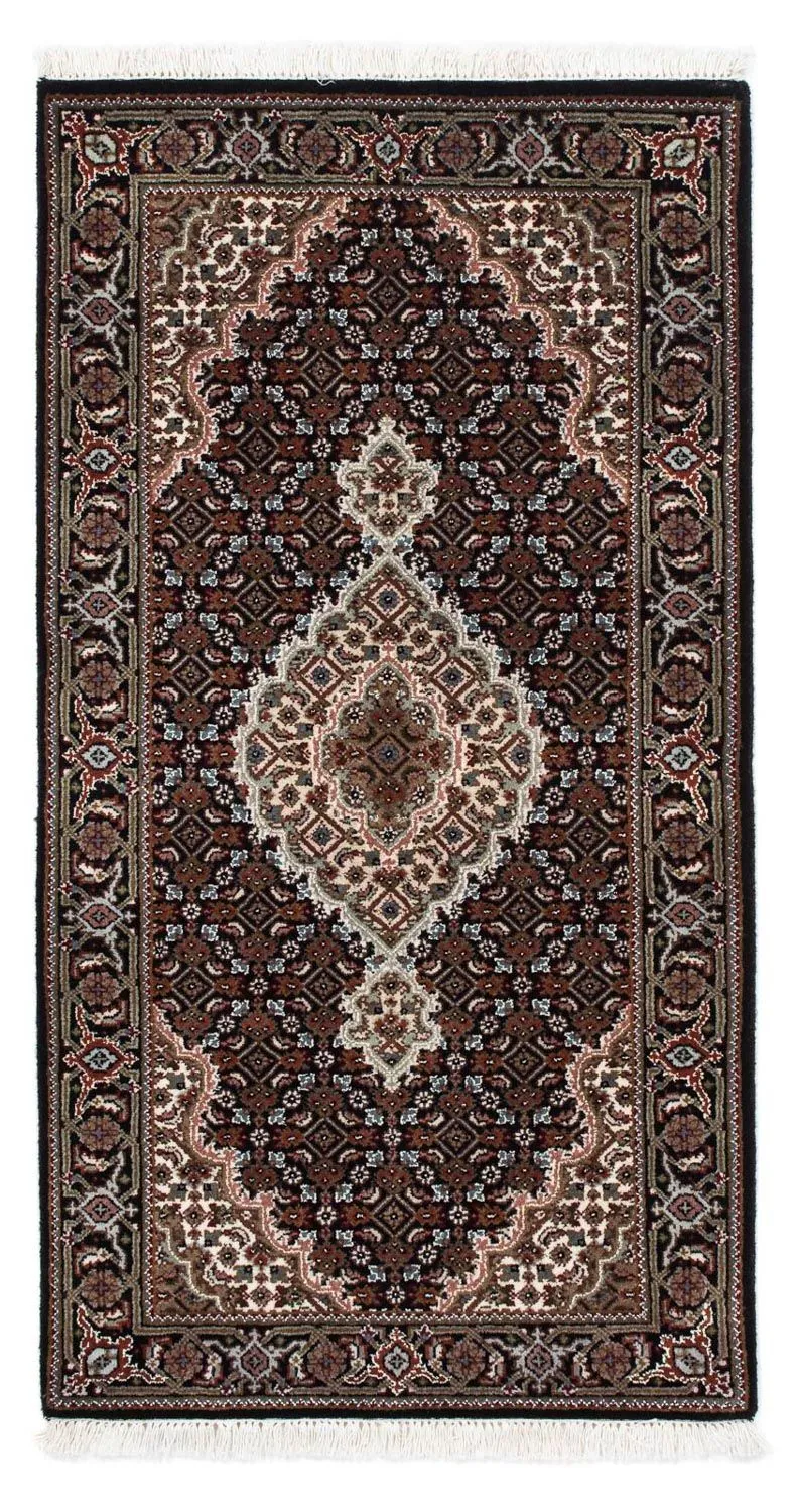 Perserteppich - Täbriz 73 x 140 cm - dunkelblau