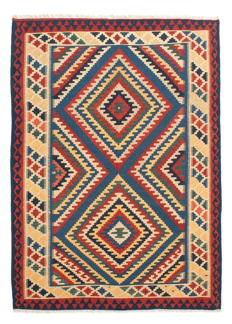 Kelim Teppich - Oriental 153 x 217 cm - mehrfarbig