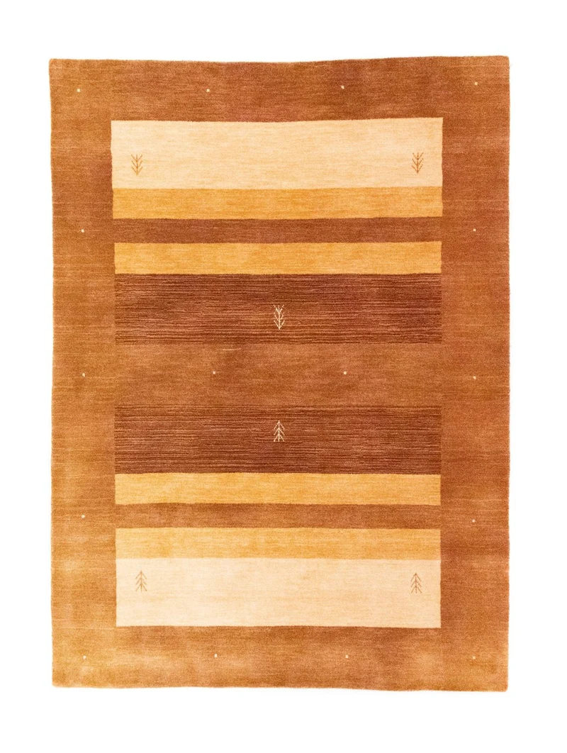 Gabbeh Teppich - Loribaft Softy 120 x 169 cm - braun