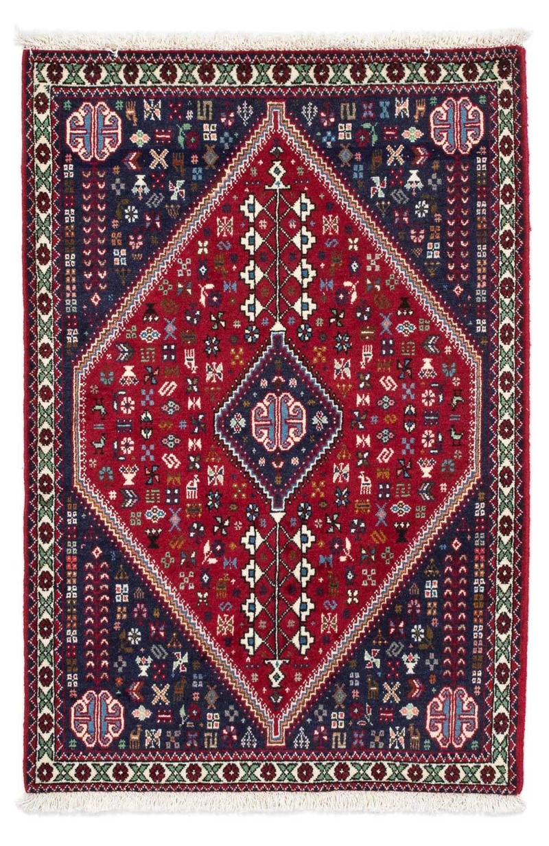 Perserteppich - Nomadic 77 x 124 cm - dunkelrot
