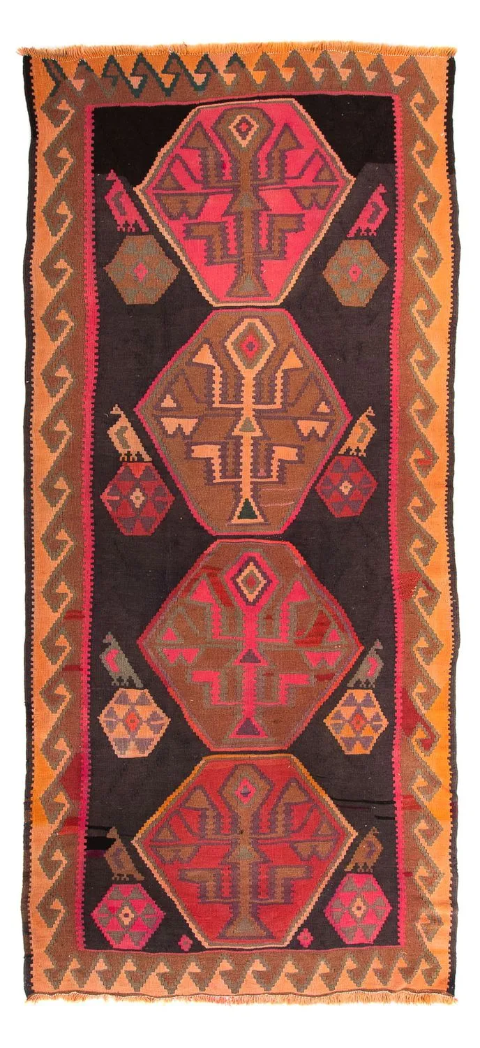 Kelim Teppich - Old 150 x 340 cm - mehrfarbig
