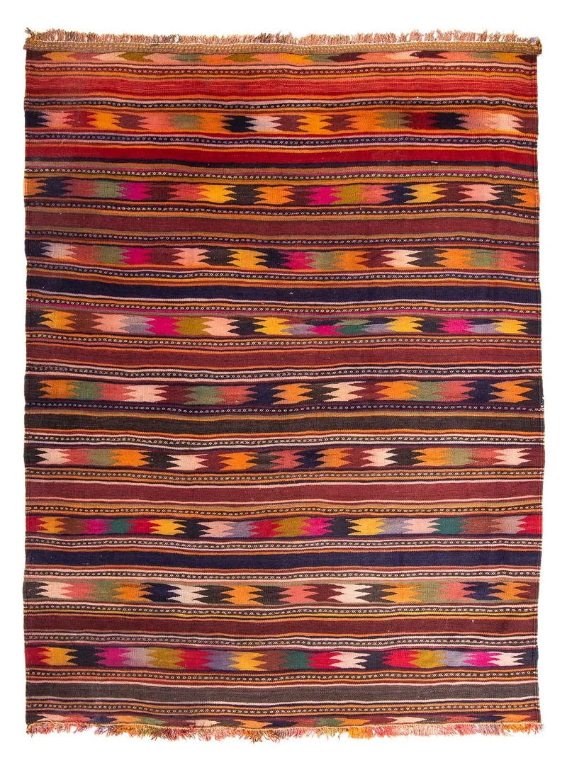 Kelim Teppich - Old 195 x 260 cm - mehrfarbig