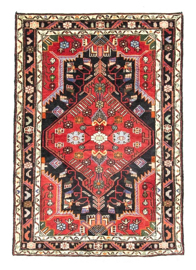 Perserteppich - Nomadic 108 x 155 cm - rot
