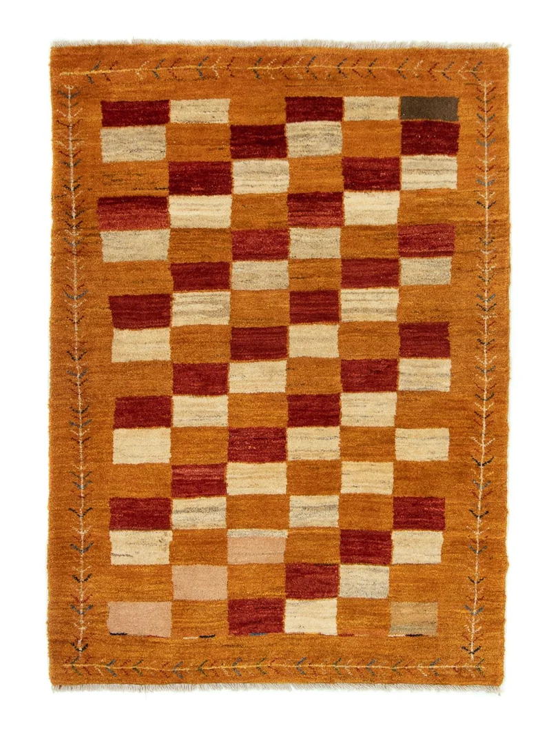Gabbeh Teppich - Perser 103 x 146 cm - mehrfarbig