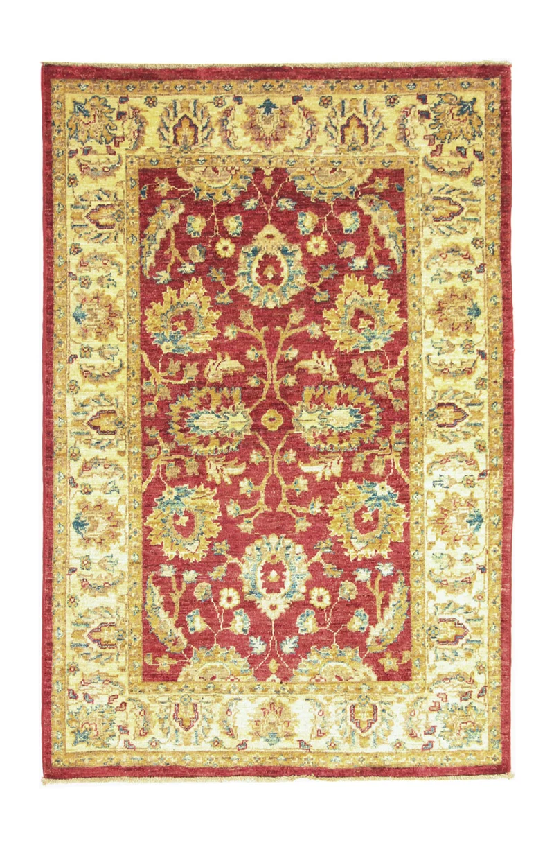 Ziegler Teppich 100 x 150 cm - rot