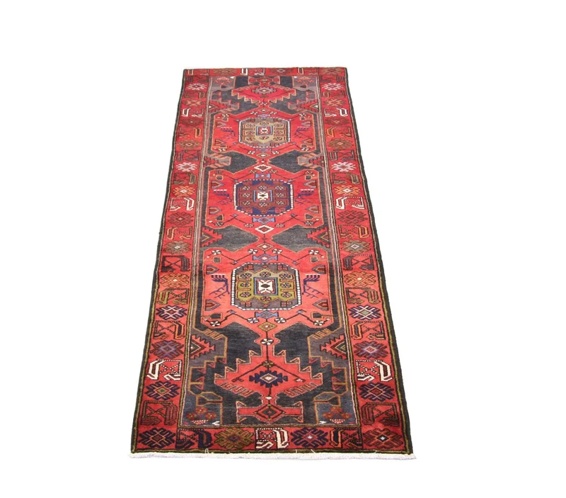 Perserteppich - Nomadic 104 x 294 cm - rot