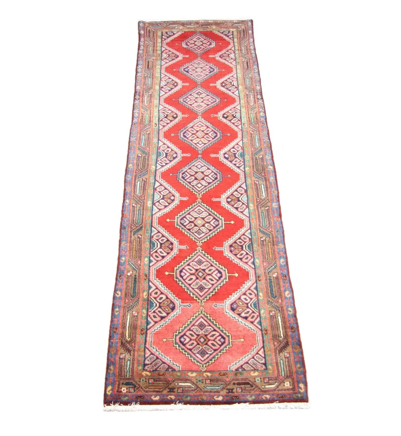 Perserteppich - Nomadic 76 x 295 cm - rot