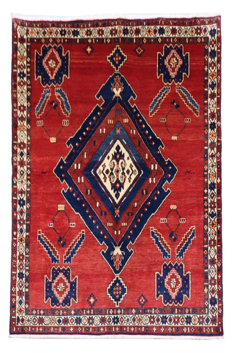 Perserteppich - Nomadic 154 x 212 cm - rot