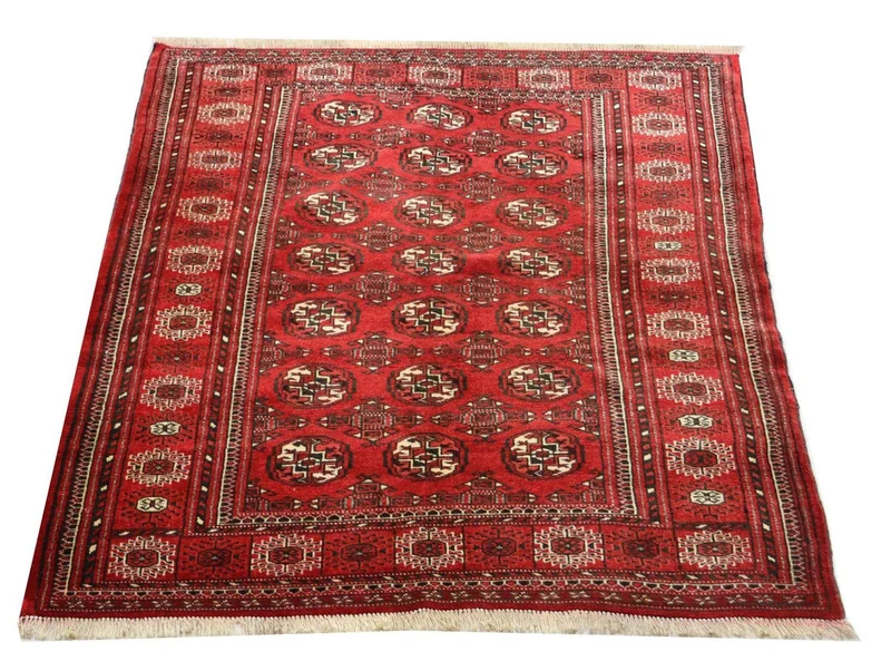 Afghan Teppich 114 x 154 cm - rot