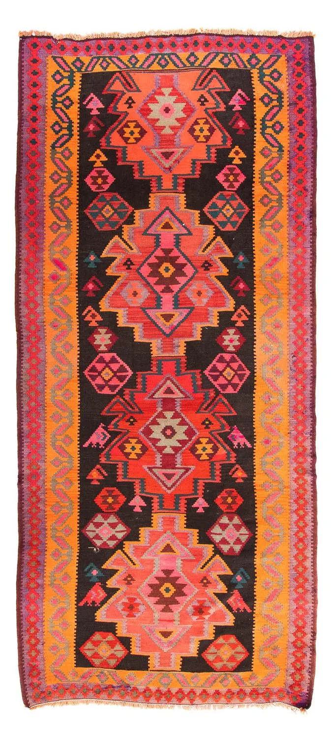 Kelim Teppich - Old 150 x 335 cm - mehrfarbig