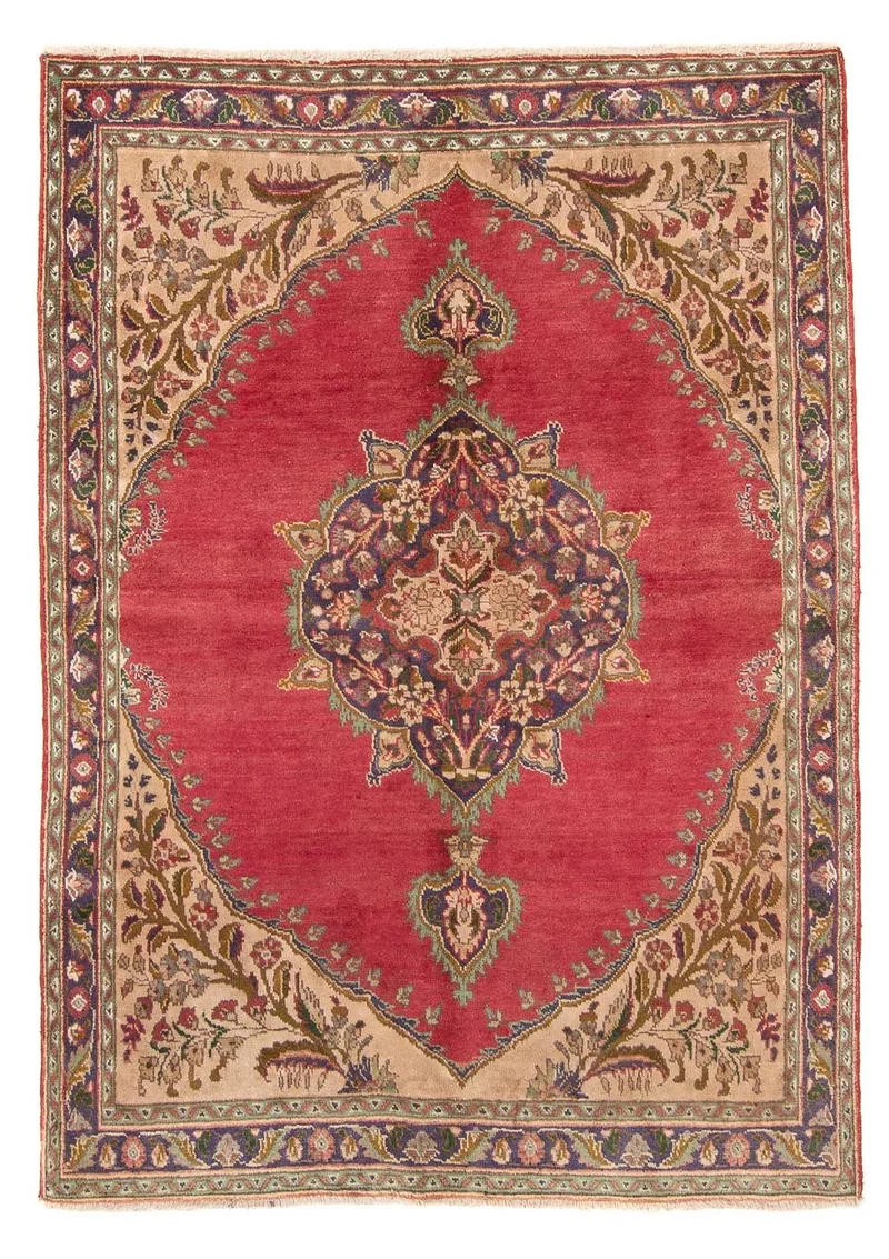 Perserteppich - Täbriz - 145 x 203 cm - rot