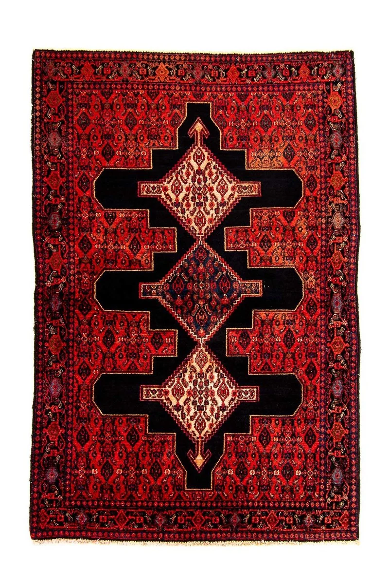 Perserteppich - Classic 124 x 181 cm - dunkelrot