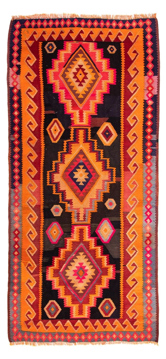 Kelim Teppich - Old 155 x 320 cm - mehrfarbig