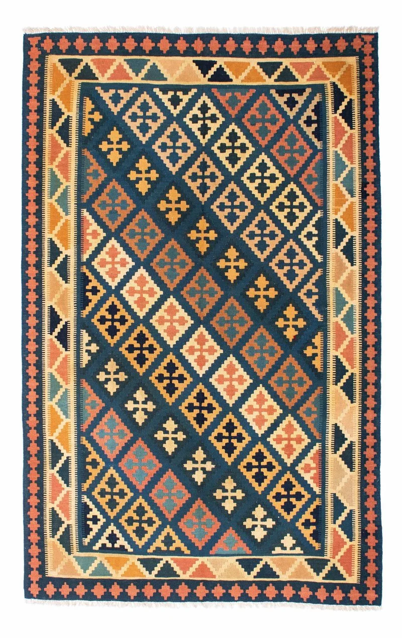 Kelim Teppich - Oriental 154 x 208 cm - mehrfarbig