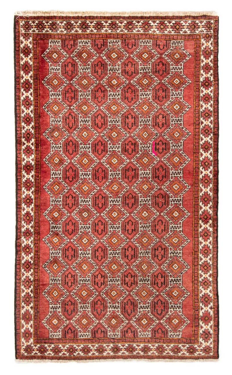Belutsch Teppich 131 x 223 cm - rot