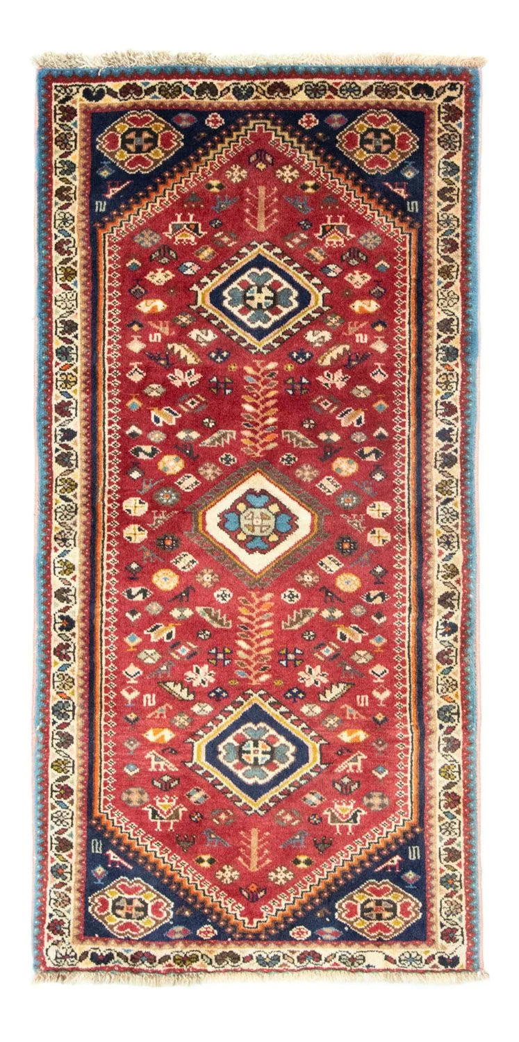 Perserteppich - Nomadic 73 x 148 cm - rot