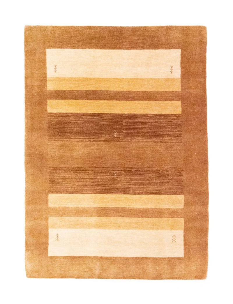 Gabbeh Teppich - Loribaft Softy 116 x 165 cm - braun