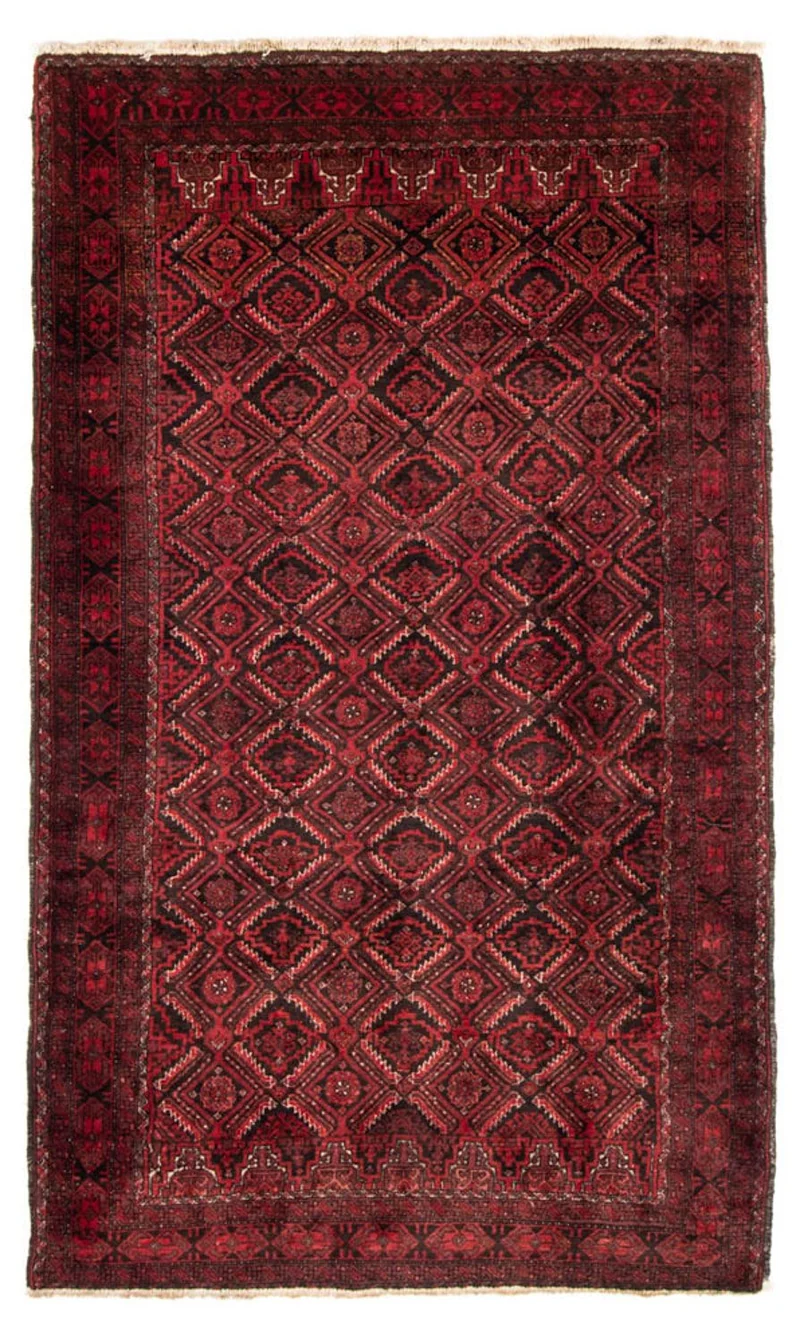 Belutsch Teppich 125 x 230 cm - rot