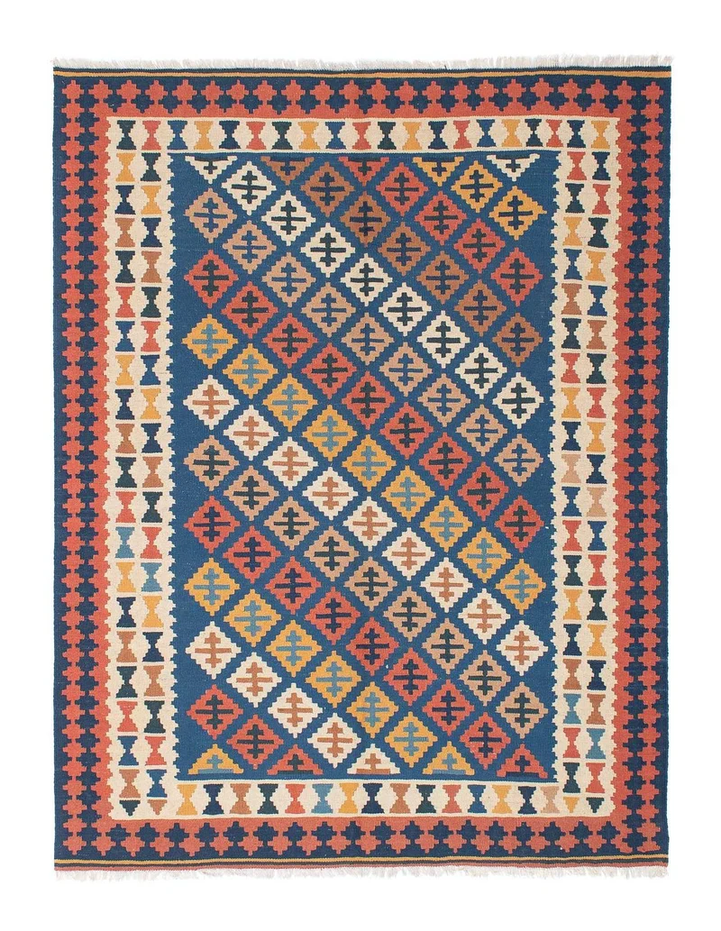 Kelim Teppich - Oriental 155 x 200 cm - mehrfarbig