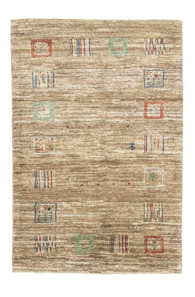 Gabbeh Teppich - Perser 103 x 154 cm - braun