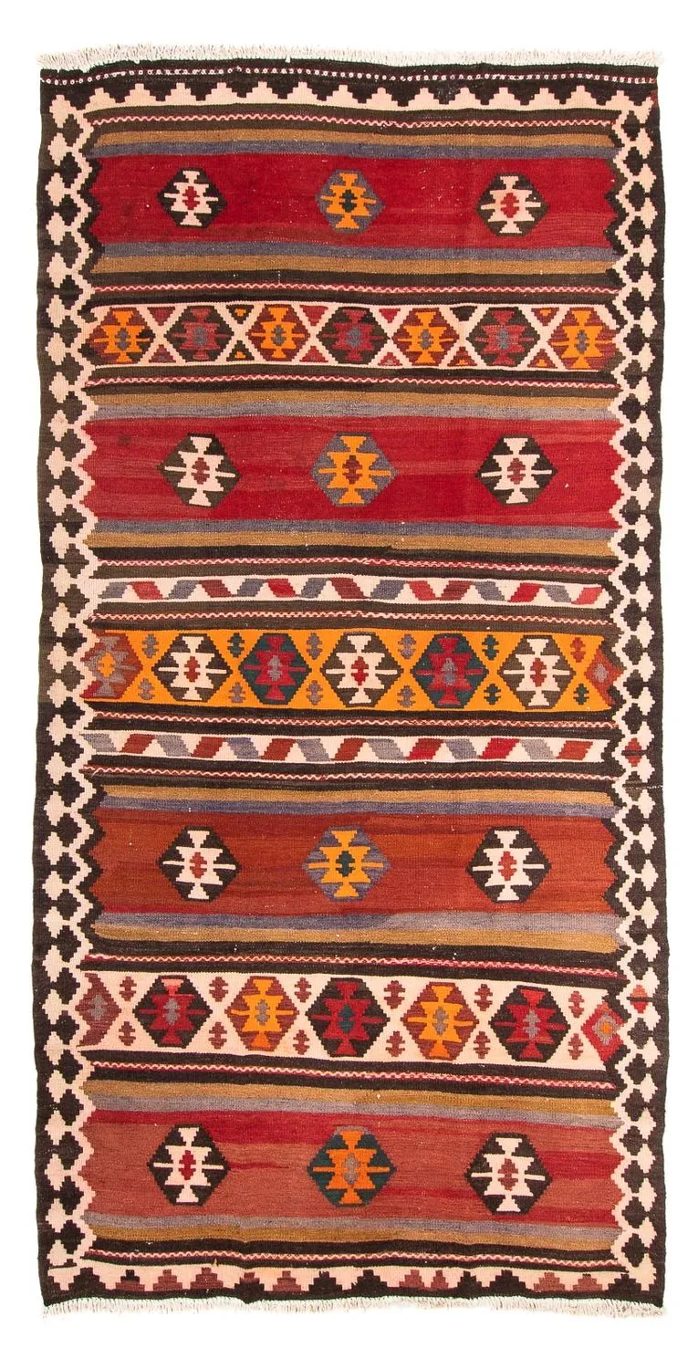Kelim Teppich - Old 160 x 300 cm - mehrfarbig