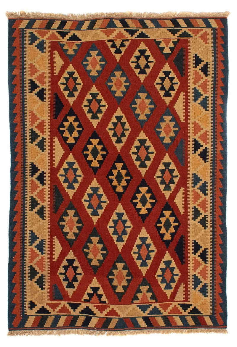 Kelim Teppich - Oriental 153 x 200 cm - rost