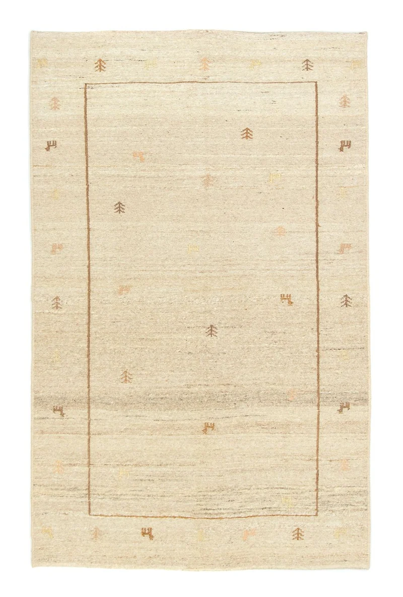 Gabbeh Teppich - Perser 110 x 171 cm - beige